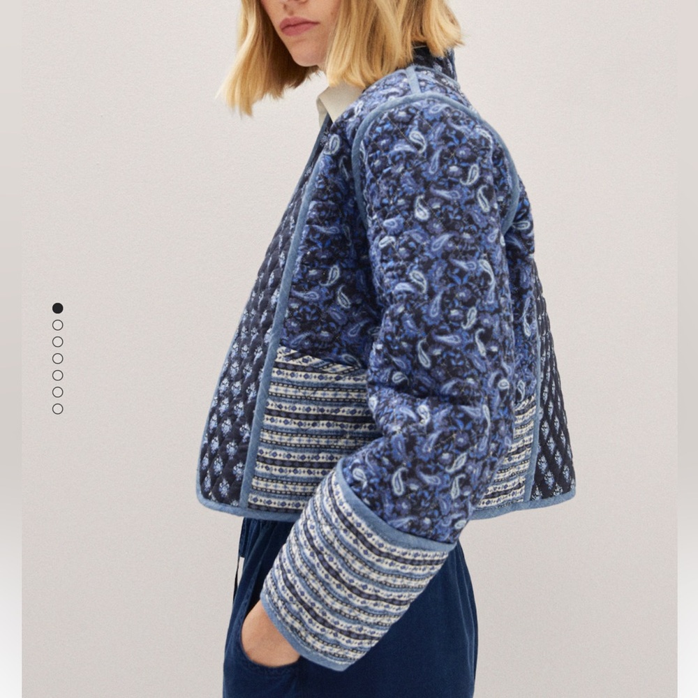 Mango Quilted Reversible Jacket - Picture 8 of 14
